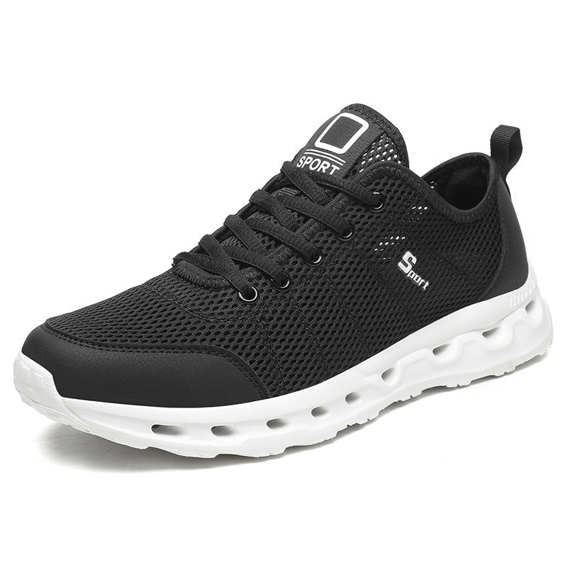 Nouvelles baskets d'été respirantes en maille ajourée, style sportif décontracté - IVOIRART.COM