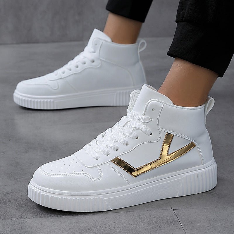 Nouvelles Baskets Mi - montantes pour Couples Printemps Style Coréen, Unisexes - IVOIRART.COM