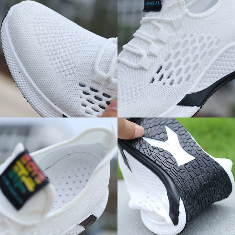 Nouvelles Chaussures de Sport Homme Mesh Respirant Confort Lacets Antidérapantes - IVOIRART.COM