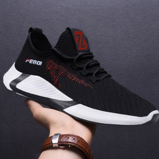 Nouvelles Chaussures de Sport Homme Mesh Respirant Confort Lacets Antidérapantes - IVOIRART.COM