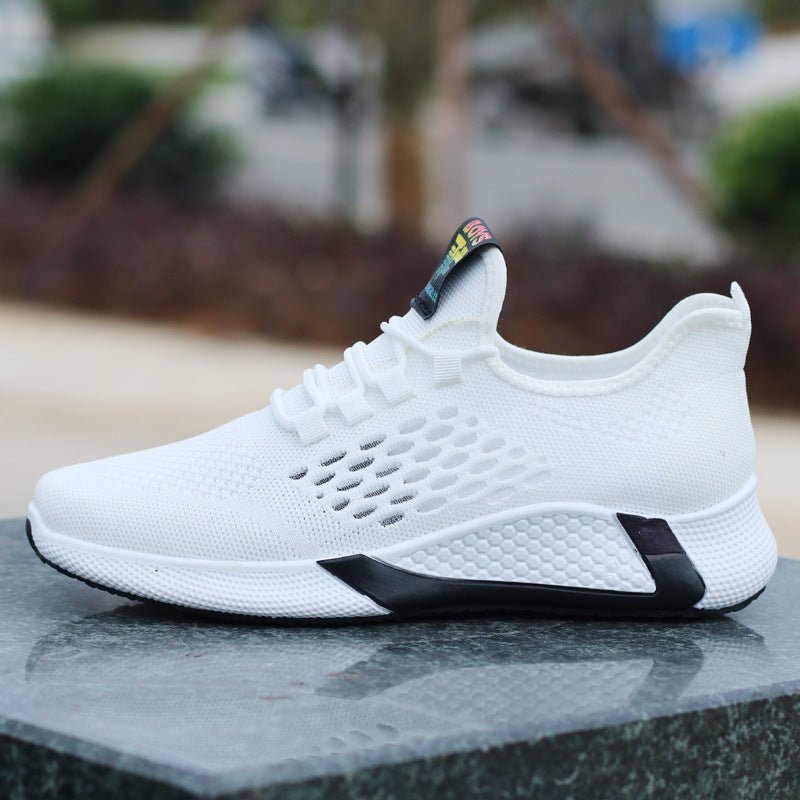 Nouvelles Chaussures de Sport Homme Mesh Respirant Confort Lacets Antidérapantes - IVOIRART.COM