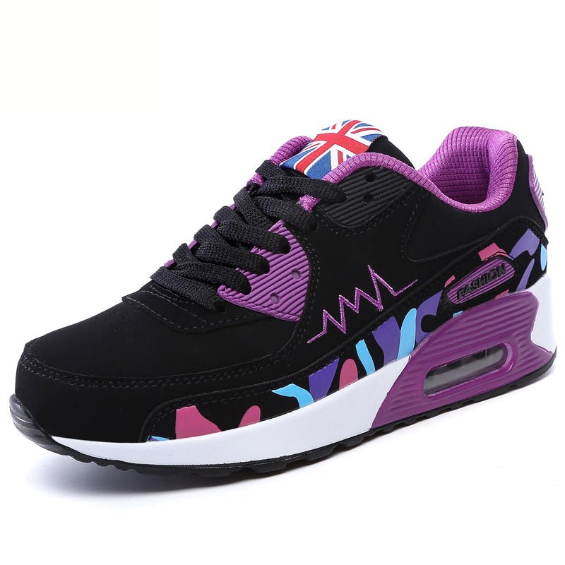 Nouvelles Chaussures Femme Coussinées Sport Décontractées Étudiantes Coréennes - IVOIRART.COM