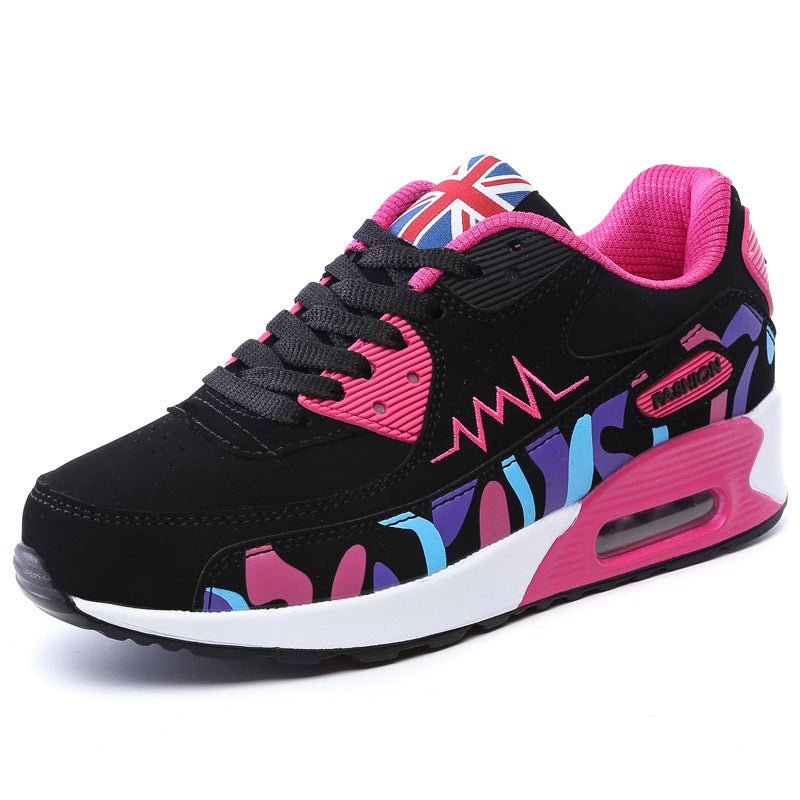 Nouvelles Chaussures Femme Coussinées Sport Décontractées Étudiantes Coréennes - IVOIRART.COM