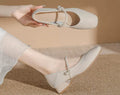 Nouvelles chaussures traditionnelles chinoises style Mary Jane pour femme élégante - IVOIRART.COM