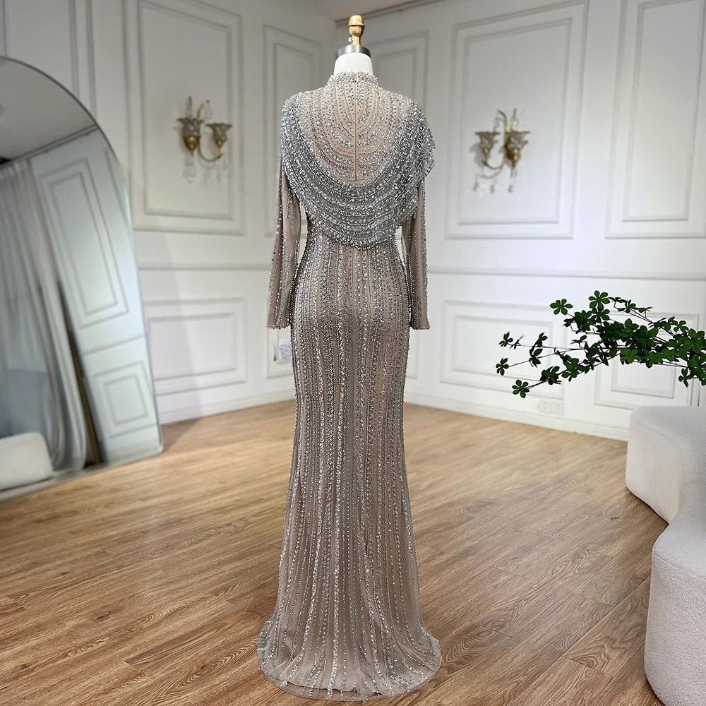 Nude Fishtail Slim Women Dress - IVOIRART.COM