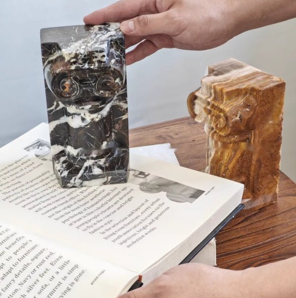 Objets décoratifs créatifs en marbre naturel pour la maison et le bureau, chics. - IVOIRART.COM