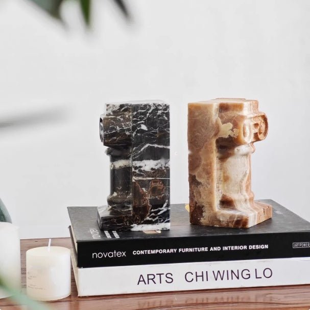 Objets décoratifs créatifs en marbre naturel pour la maison et le bureau, chics. - IVOIRART.COM