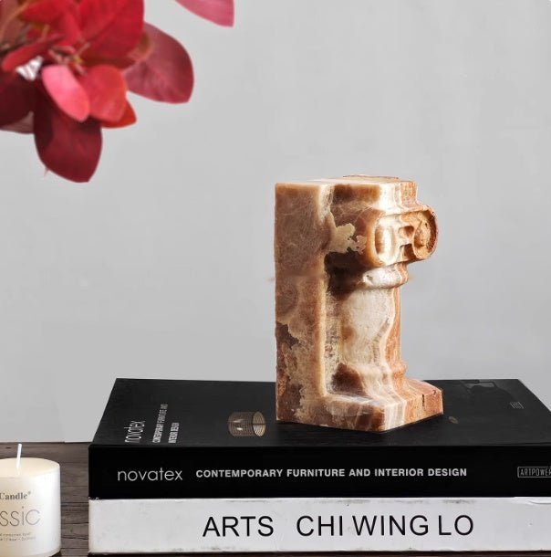 Objets décoratifs créatifs en marbre naturel pour la maison et le bureau, chics. - IVOIRART.COM