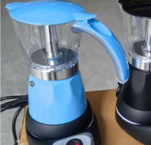 Octagonal Electric Heating Moka Pot Coffee Making Aluminum Appliance - IVOIRART.COM