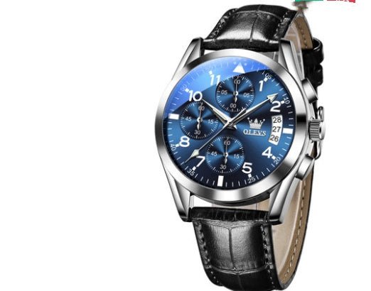 OLEVS Luxury Mens Watches Waterproof Luminous Quartz - IVOIRART.COM