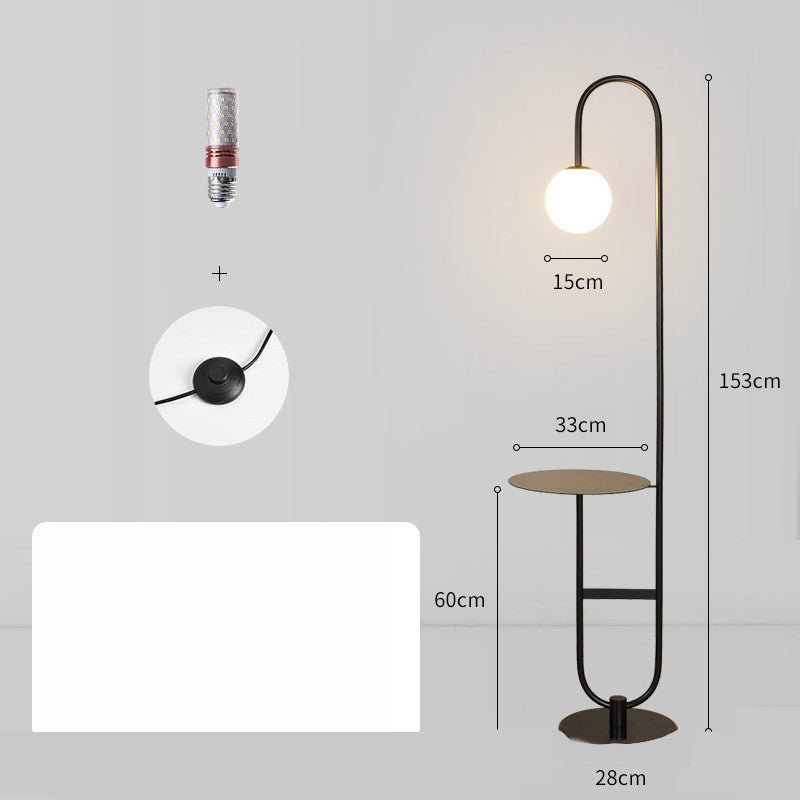One Piece Minimalist Bedroom Bedside Lamp - IVOIRART.COM