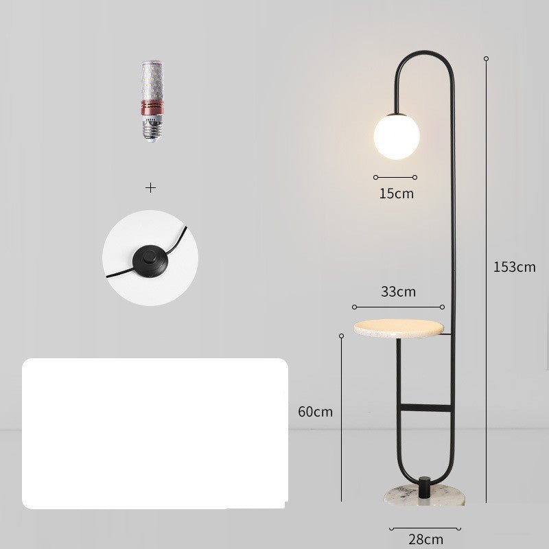 One Piece Minimalist Bedroom Bedside Lamp - IVOIRART.COM
