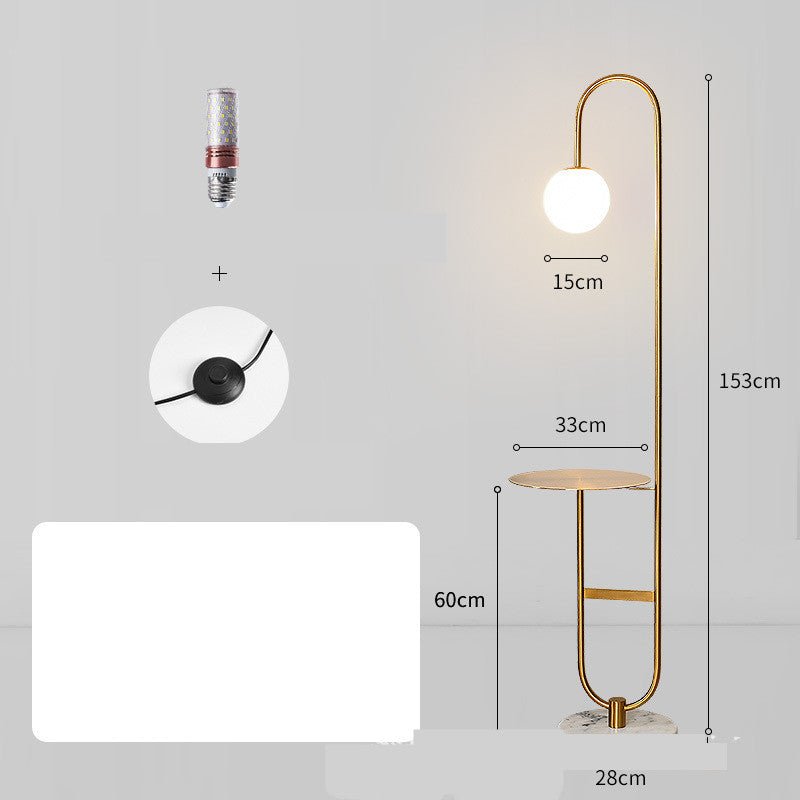 One Piece Minimalist Bedroom Bedside Lamp - IVOIRART.COM
