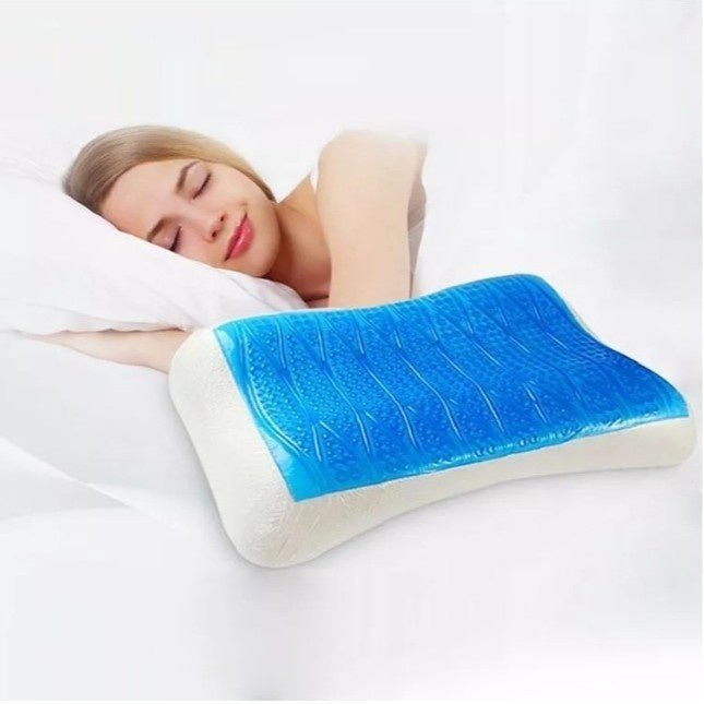 Oreiller à mémoire de forme gel à récupération lente, mousse mémoire aéronautique - IVOIRART.COM