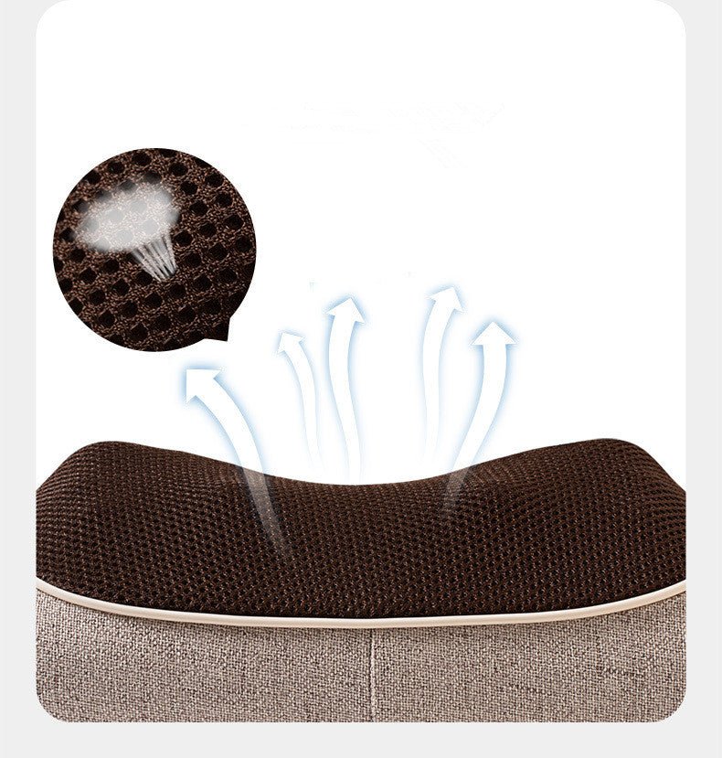 Oreiller de massage multifonctionnel pour colonne cervicale - détente efficace - IVOIRART.COM