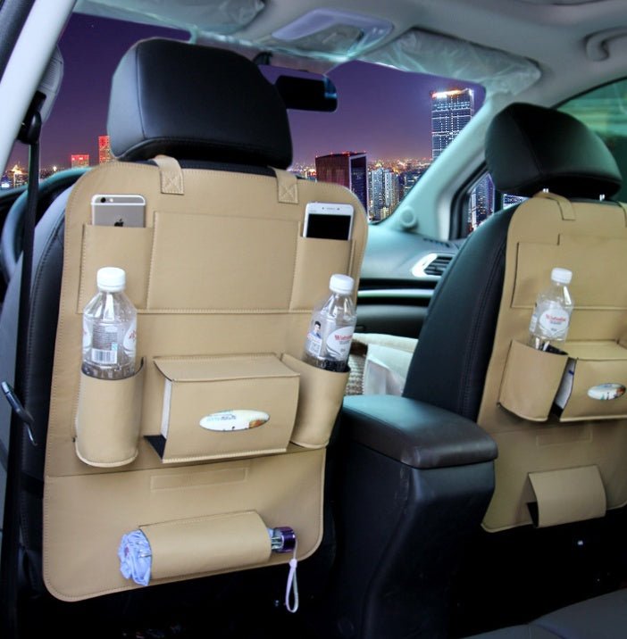 Organisateurs de Sièges Auto en Cuir PU de Haute Qualité, 58 x 41 cm - IVOIRART.COM