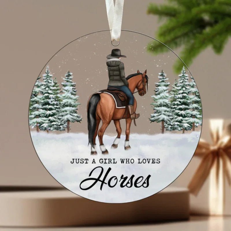 Ornement de Sapin de Noël Élégant en Acrylique – Décoration Festive Unique - IVOIRART.COM