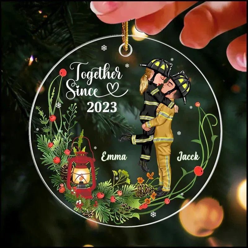 Ornement de Sapin de Noël Élégant en Acrylique – Décoration Festive Unique - IVOIRART.COM