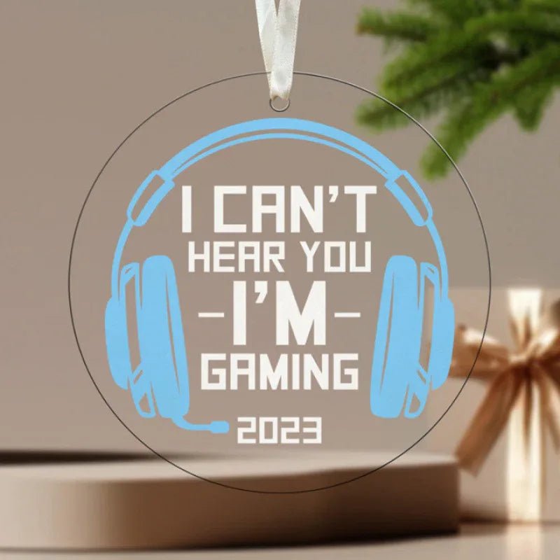 Ornement de Sapin de Noël Élégant en Acrylique – Décoration Festive Unique - IVOIRART.COM