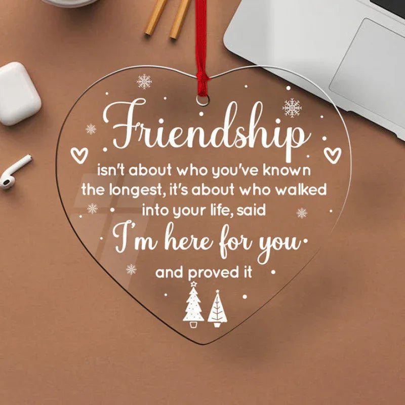 Ornement de Sapin de Noël Élégant en Acrylique – Décoration Festive Unique - IVOIRART.COM