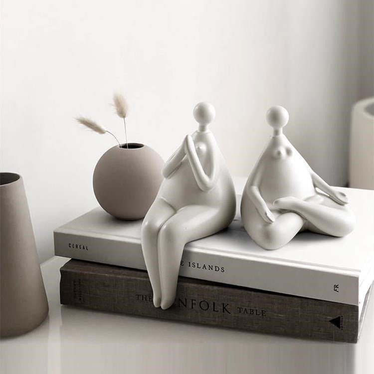 Ornements artisanaux en céramique pour décoration intérieure élégante et raffinée - IVOIRART.COM