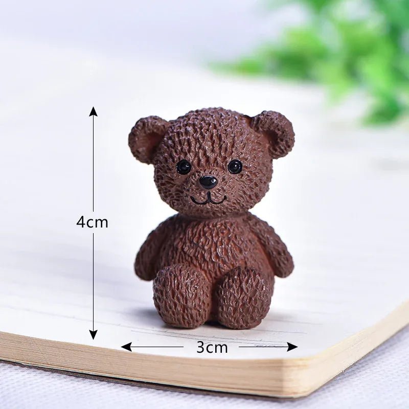 Ornements créatifs en plastique d’animaux mignons de petite taille pour décor - IVOIRART.COM