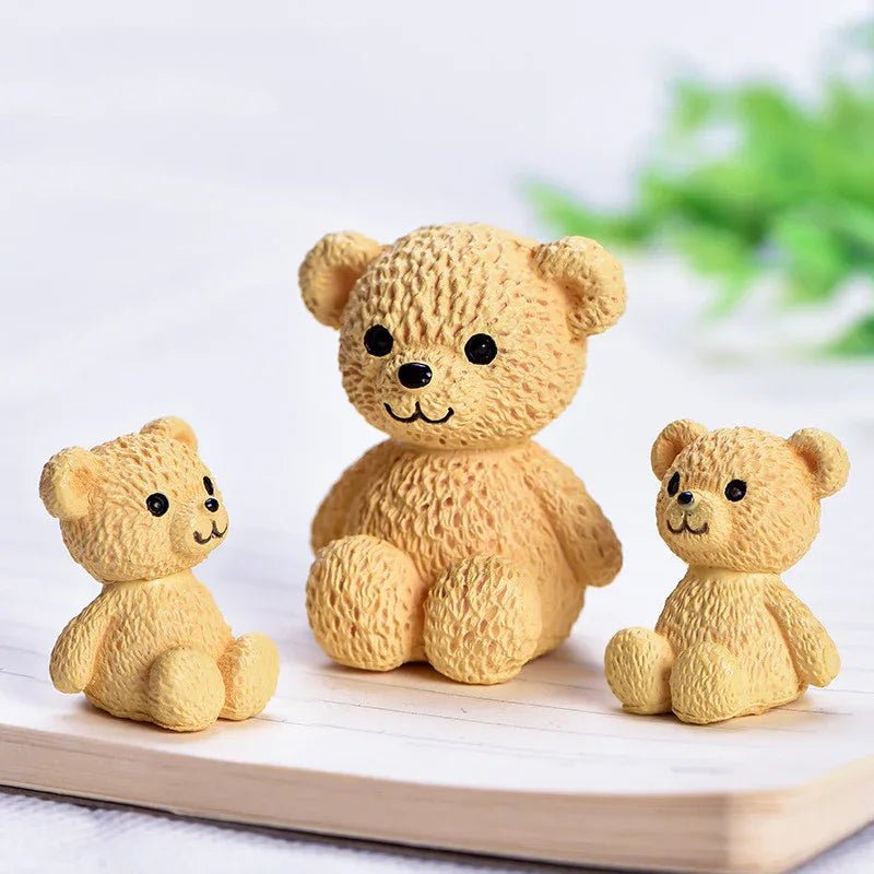 Ornements créatifs en plastique d’animaux mignons de petite taille pour décor - IVOIRART.COM