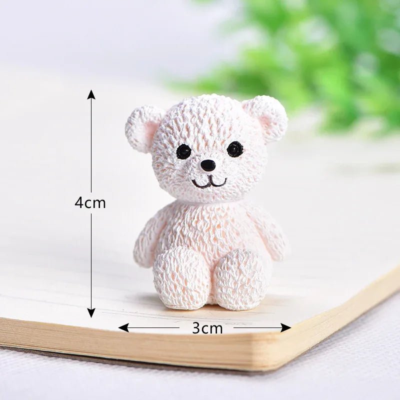 Ornements créatifs en plastique d’animaux mignons de petite taille pour décor - IVOIRART.COM