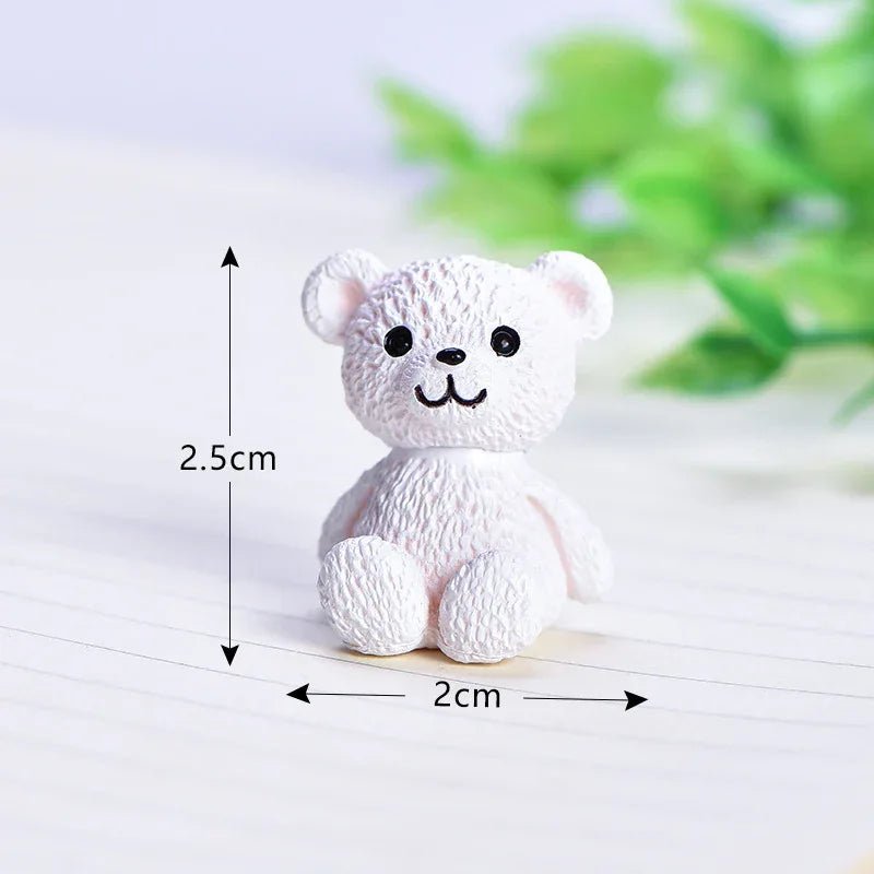 Ornements créatifs en plastique d’animaux mignons de petite taille pour décor - IVOIRART.COM