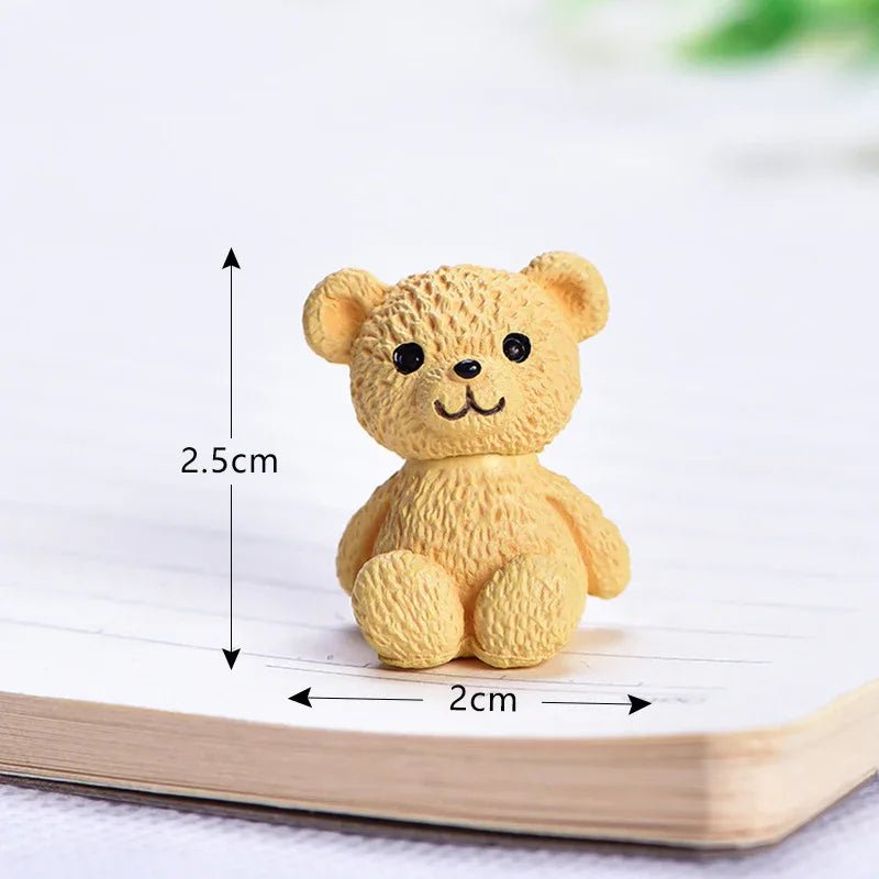 Ornements créatifs en plastique d’animaux mignons de petite taille pour décor - IVOIRART.COM