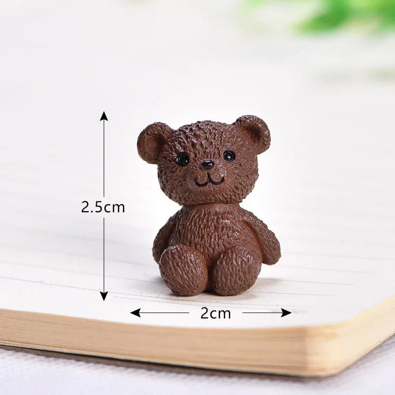 Ornements créatifs en plastique d’animaux mignons de petite taille pour décor - IVOIRART.COM