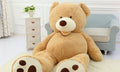 Ourson Géant en Peluche avec Coquille en Cuir Ultra Doux et XXL - IVOIRART.COM