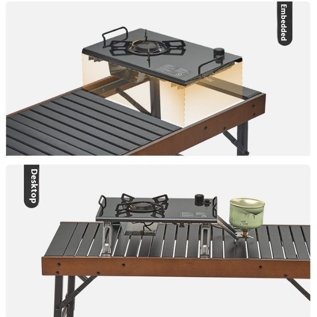 Outdoor Camping Portable Foldable Gas Stove - IVOIRART.COM