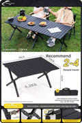 Outdoor Folding Table, Roll-up Table, Portable Tables And Chairs For Picnic, Outdoor Cooking, Barbecue And Camping - IVOIRART.COM