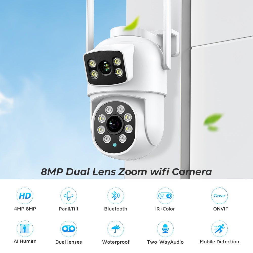 Outdoor Night Vision Wireless Surveillance Camera - IVOIRART.COM