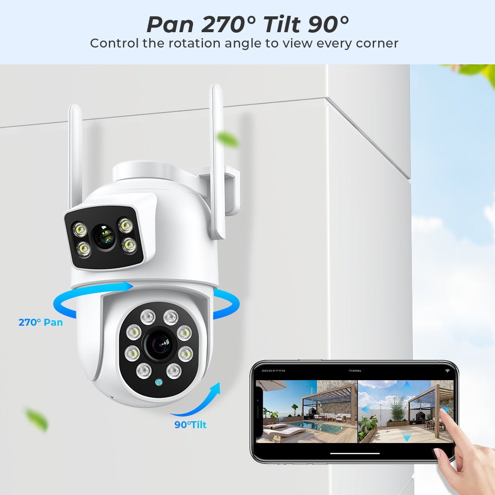 Outdoor Night Vision Wireless Surveillance Camera - IVOIRART.COM