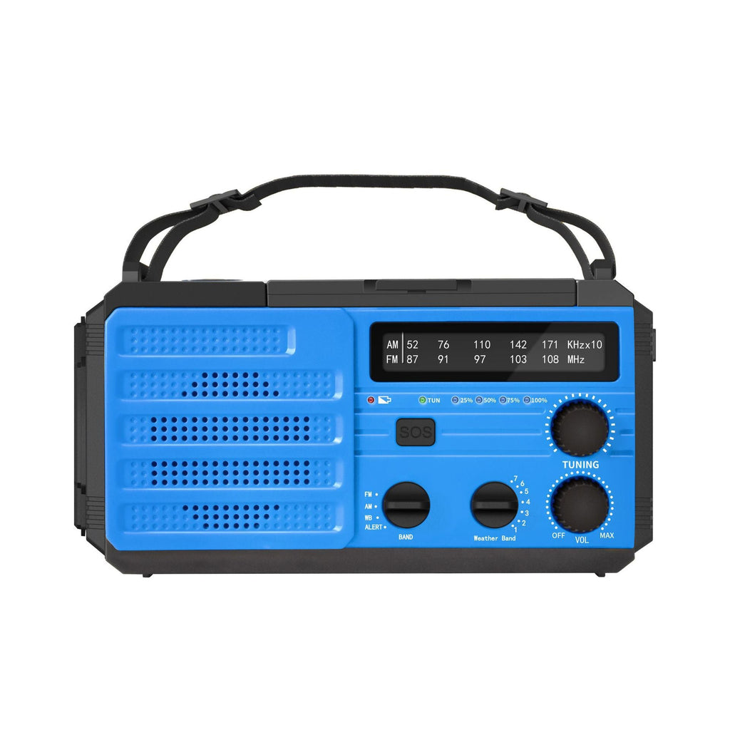 Outdoor Solar Powered Hand Cranked Emergency Radio - IVOIRART.COM