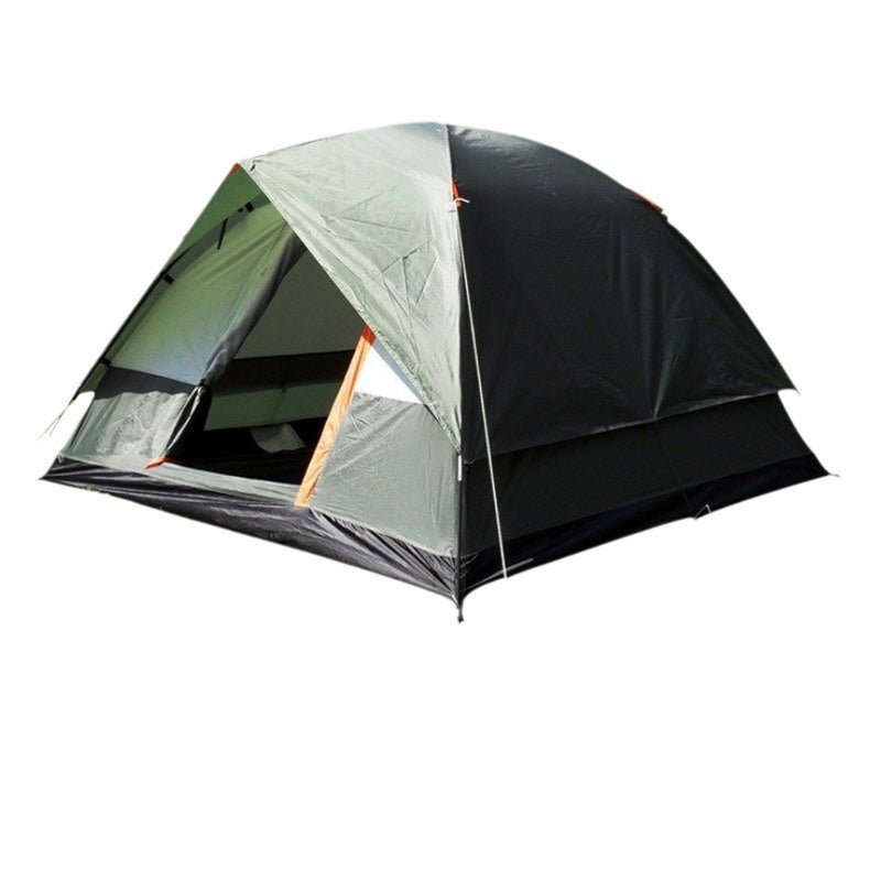 Outdoor Supplies Rain-proof Camping Tent Hand-mounted Double-layer Family Travel Camping Waterproof - IVOIRART.COM