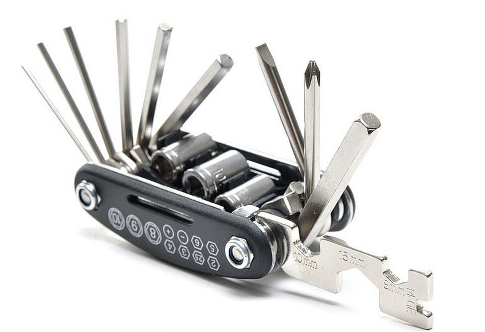 Outil Multifonction de Réparation de Vélo Compact et Haute Qualité 9×4,5×2,5 cm - IVOIRART.COM