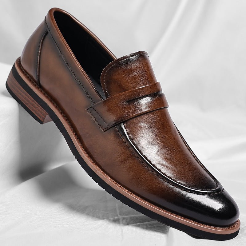 Oxford cuir homme, chaussures business à bout pointu pour un style quotidien pro - IVOIRART.COM