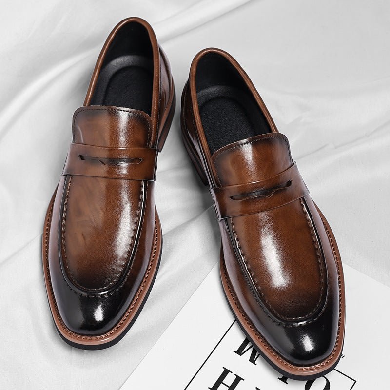 Oxford cuir homme, chaussures business à bout pointu pour un style quotidien pro - IVOIRART.COM