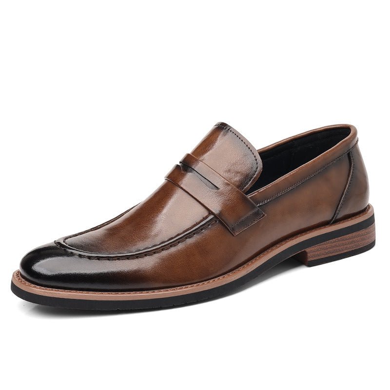 Oxford cuir homme, chaussures business à bout pointu pour un style quotidien pro - IVOIRART.COM