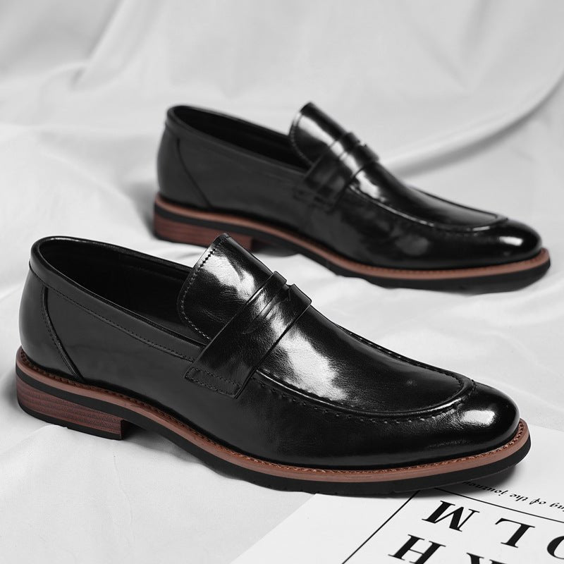 Oxford cuir homme, chaussures business à bout pointu pour un style quotidien pro - IVOIRART.COM
