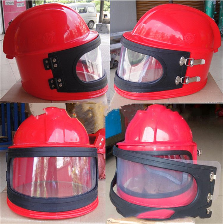 Oxygen-Supply Sandblasting Helmet, Thermostat, One-Piece Sandblasting Helmet - IVOIRART.COM