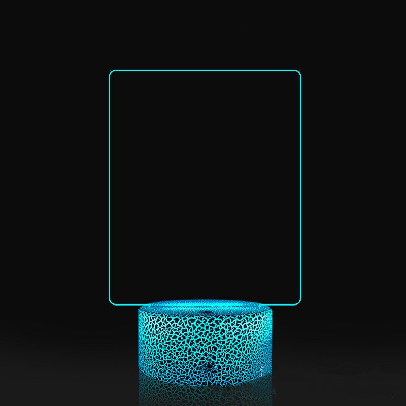 Panneau d'Écriture 3D en Acrylique avec Message Lumineux LED Multicolore - IVOIRART.COM