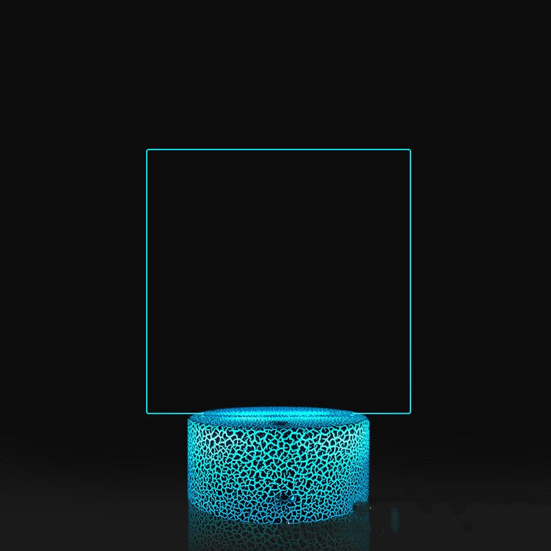 Panneau d'Écriture 3D en Acrylique avec Message Lumineux LED Multicolore - IVOIRART.COM