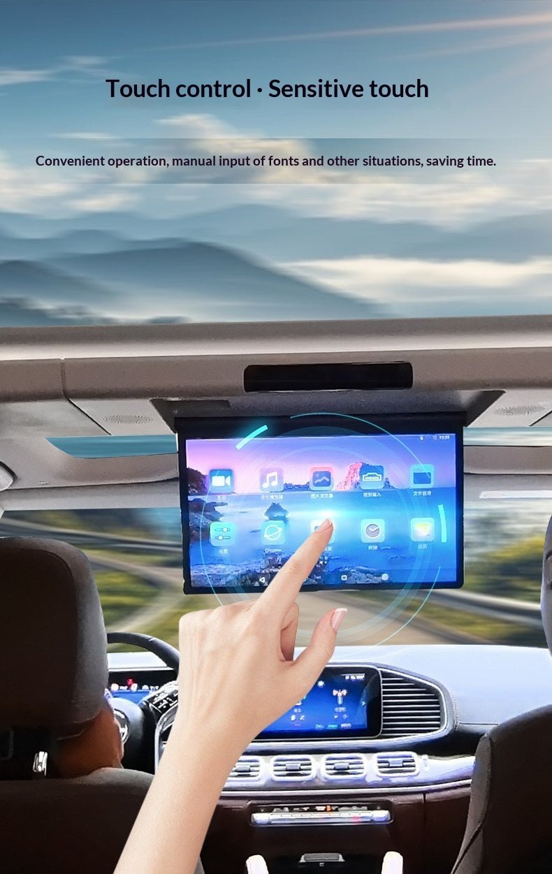 Panoramic Sunroof Roof-mounted TV Car Display - IVOIRART.COM