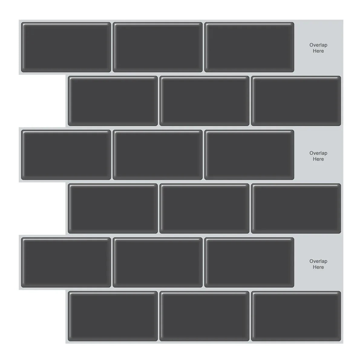 Papier peint 3D en grille auto - adhésif Simple pour la maison Pâte murale arrière de TV auto - adhésif - IVOIRART.COM