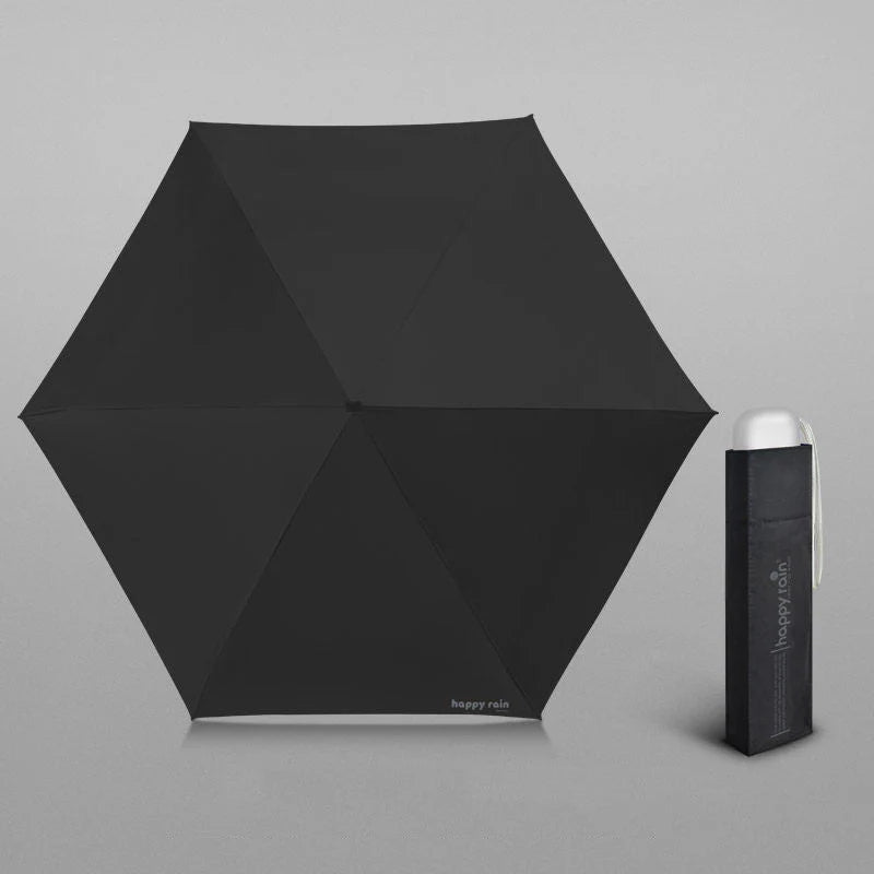 Parapluie UV Automatique Mini Slim avec 6 Baleines - Compact et Élégant - IVOIRART.COM