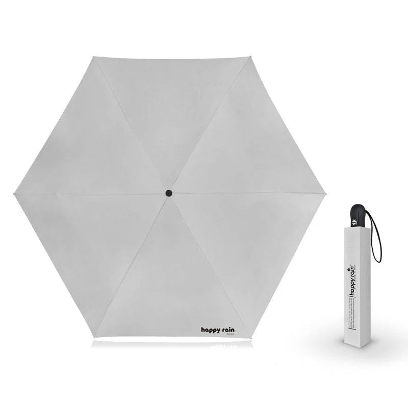 Parapluie UV Automatique Mini Slim avec 6 Baleines - Compact et Élégant - IVOIRART.COM
